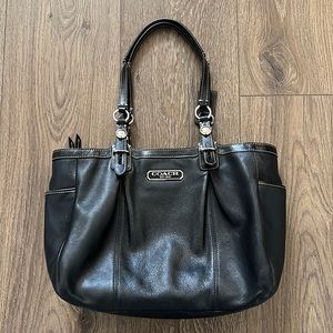 Coach Black Leather Bag